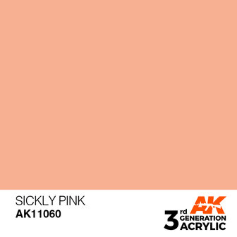 AK11060 - Sickly Pink  - Acrylic - 17 ml - [AK Interactive]