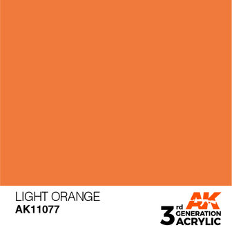 AK11077 - Light Orange  - Acrylic - 17 ml - [AK Interactive]