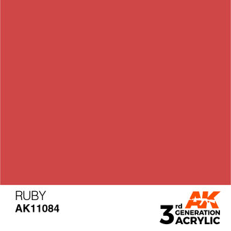 AK11084 - Ruby  - Acrylic - 17 ml - [AK Interactive]
