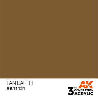 AK11121 - Tan Earth  - Acrylic - 17 ml - [AK Interactive]