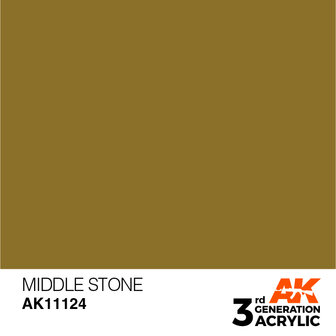 AK11124 - Middle Stone  - Acrylic - 17 ml - [AK Interactive]