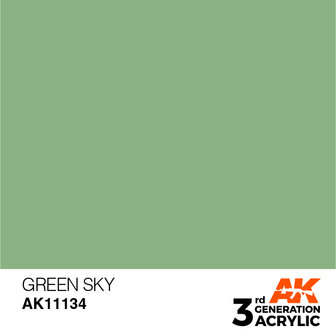AK11134 - Green Sky  - Acrylic - 17 ml - [AK Interactive]