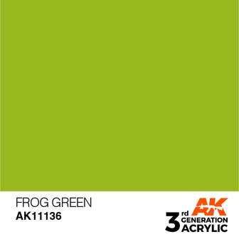 AK11136 - Frog Green  - Acrylic - 17 ml - [AK Interactive]