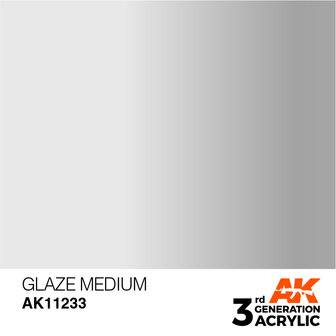 AK11233 - Glaze Medium  - Auxiliary - 17 ml - [AK Interactive]