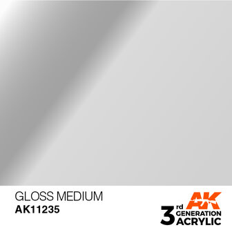 AK11235 - Gloss Medium  - Auxiliary - 17 ml - [AK Interactive]