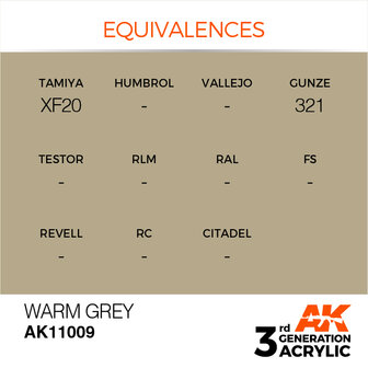 AK11009 - Warm Grey  - Acrylic - 17 ml - [AK Interactive]