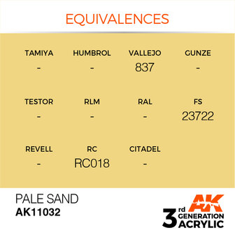 AK11032 - Pale Sand  - Acrylic - 17 ml - [AK Interactive]