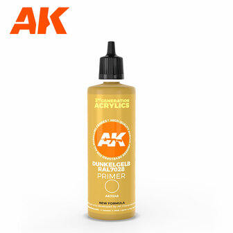 AK11245 - Dunkelgelb RAL 7028 Primer  - 100 ml - [AK Interactive]