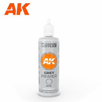 AK11241 - Grey Primer  - 100 ml - [AK Interactive]