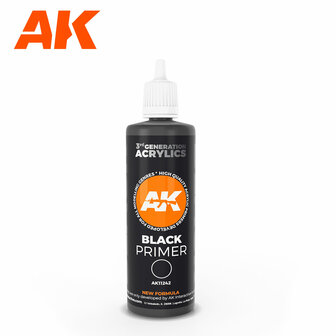 AK11242 - Black Primer  - 100 ml - [AK Interactive]