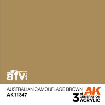 AK11347 - Australian Camouflage Brown - Acrylic - 17 ml - [AK Interactive]
