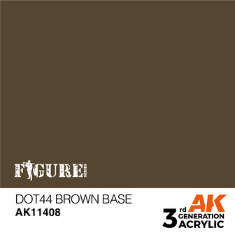 AK11408 - Dot44 Brown Base - Acrylic - 17 ml - [AK Interactive]