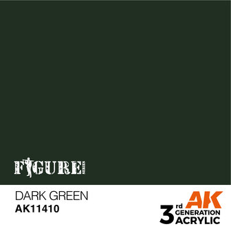 AK11410 - Dark Green - Acrylic - 17 ml - [AK Interactive]