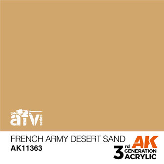 AK11363 - French Army Desert Sand - Acrylic - 17 ml - [AK Interactive]