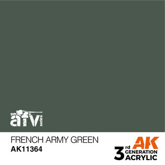 AK11364 - French Army Green - Acrylic - 17 ml - [AK Interactive]