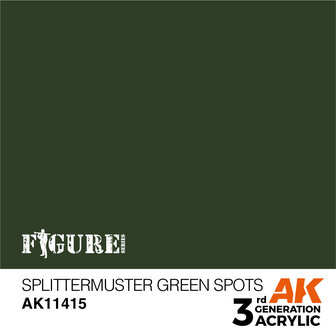 AK11415 - Splittermuster Green Spots - Acrylic - 17 ml - [AK Interactive]