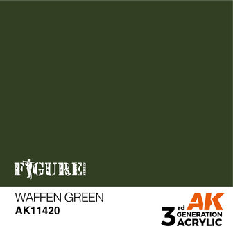 AK11420 - Waffen Green - Acrylic - 17 ml - [AK Interactive]