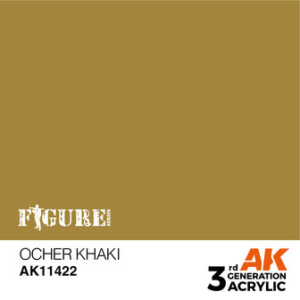 AK11422 - Ocher Khaki - Acrylic - 17 ml - [AK Interactive]