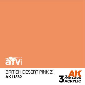 AK11382 - British Desert Pink ZI - Acrylic - 17 ml - [AK Interactive]