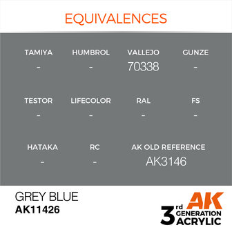 AK11426 - Grey Blue - Acrylic - 17 ml - [AK Interactive]