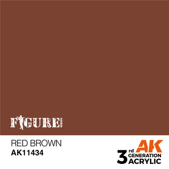 AK11434 - Red Brown - Acrylic - 17 ml - [AK Interactive]