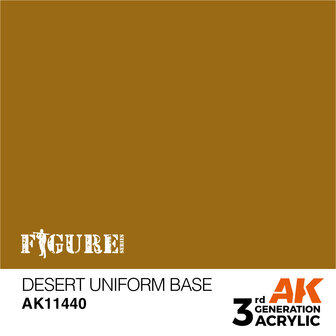 AK11440 - Desert Uniform Base - Acrylic - 17 ml - [AK Interactive]