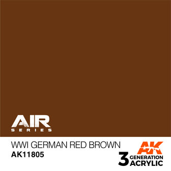 AK11805 - WWI German Red Brown - Acrylic - 17 ml - [AK Interactive]