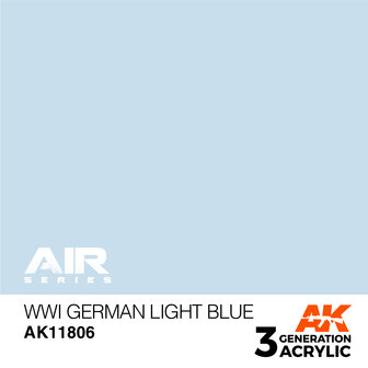 AK11806 - WWI German Light Blue - Acrylic - 17 ml - [AK Interactive]