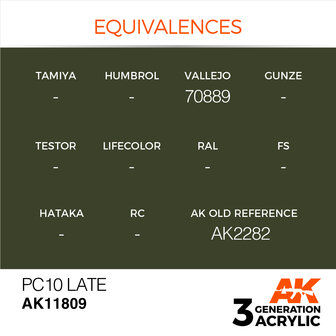 AK11809 - PC10 Late - Acrylic - 17 ml - [AK Interactive]