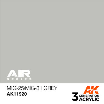 AK11920 - MiG-25/MiG-31 Grey - Acrylic - 17 ml - [AK Interactive]