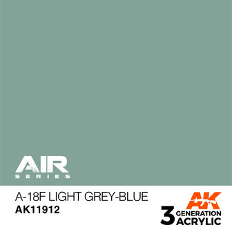AK11912 - A-18f Light Grey-Blue - Acrylic - 17 ml - [AK Interactive]