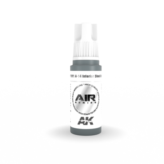 AK11911 - A-14 Interior Steel Grey - Acrylic - 17 ml - [AK Interactive]