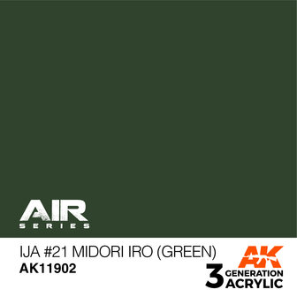AK11902 - IJA  21 Midori iro (Green) - Acrylic - 17 ml - [AK Interactive]