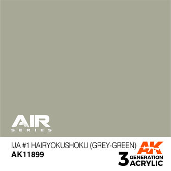 AK11899 - IJA  1 Hairyokushoku (Grey-Green) - Acrylic - 17 ml - [AK Interactive]