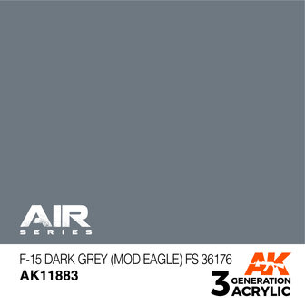 AK11883 - F-15 Dark Grey (Mod Eagle) FS 36176 - Acrylic - 17 ml - [AK Interactive]
