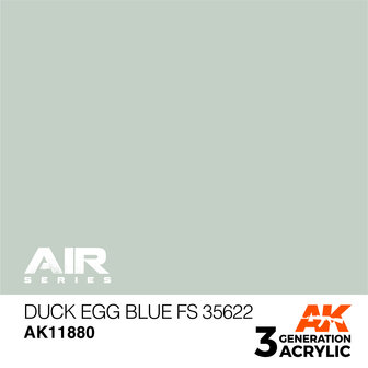 AK11880 - Duck Egg Blue FS 35622 - Acrylic - 17 ml - [AK Interactive]