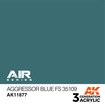 AK11877 - Aggressor Blue FS 35109 - Acrylic - 17 ml - [AK Interactive]