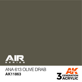 AK11863 - ANA 613 Olive Drab - Acrylic - 17 ml - [AK Interactive]