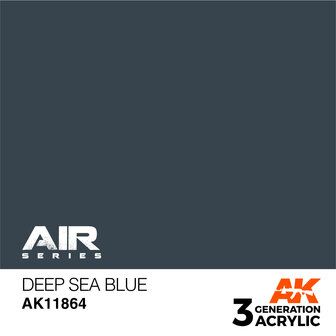 AK11864 - Deep Sea Blue - Acrylic - 17 ml - [AK Interactive]
