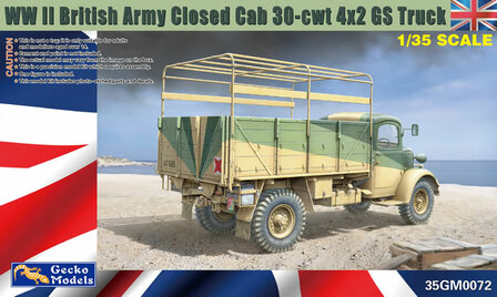 Gecko Models 35GM0072 - WW II British Army Closed Cab 30-cwt 4x2 GS Truck - 1:35