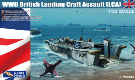 Gecko Models 35GM0080 - WW II British Landing Craft Assault (LCA) - 1:35