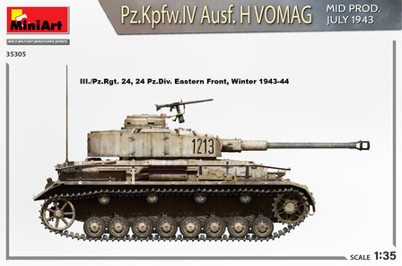 MiniArt 35305 - Pz.Kpfw.IV Ausf. H Vomag. MID PROD. JULY 1943 Interior Kit - 1:35