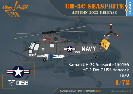 Clear Prop Models CP72017 - UH-2C Seasprite (Advanced kit) - 1:72