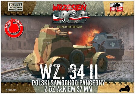 FTF PL1939-009 - WZ.34 with 37mm Cannon - Polish Armoured Car - 1:72