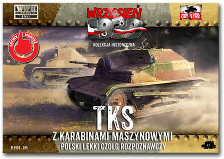 FTF PL1939-015 - TKS with Machine Guns - Polish Light Reconnaissance Tank - 1:72