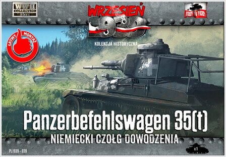 FTF PL1939-039 - Panzerbefehlswagen 35[T] - German Command Tank - 1:72