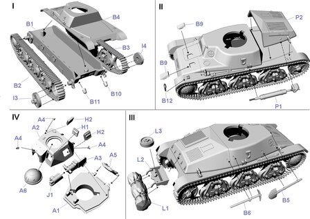 FTF PL1939-085 - Hotchkiss H-35 Light Tank Late version - 1:72