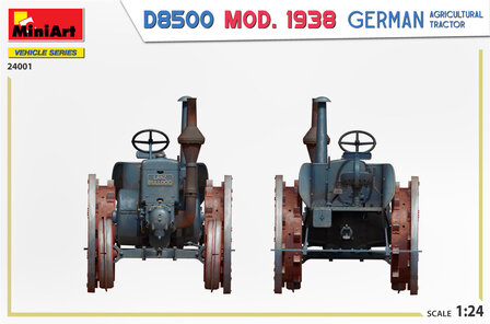 MiniArt 24001 - German Agricultural Tractor D8500 Mod. 1938 - 1:24
