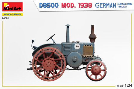 MiniArt 24001 - German Agricultural Tractor D8500 Mod. 1938 - 1:24