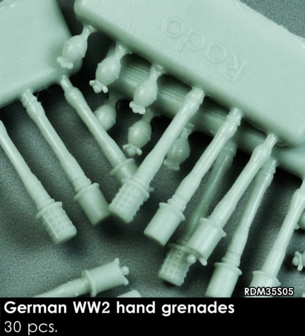 RDM35S05 - German WW2 hand grenades - 1:35 - [RADO Miniatures]